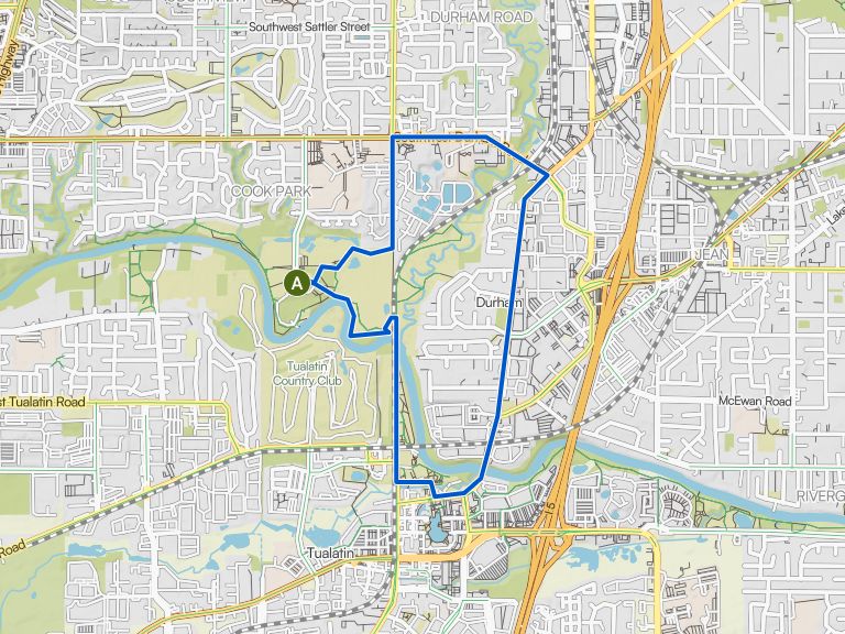 Boucle supérieure de SW Boones Ferry Road — Durham | course | Komoot